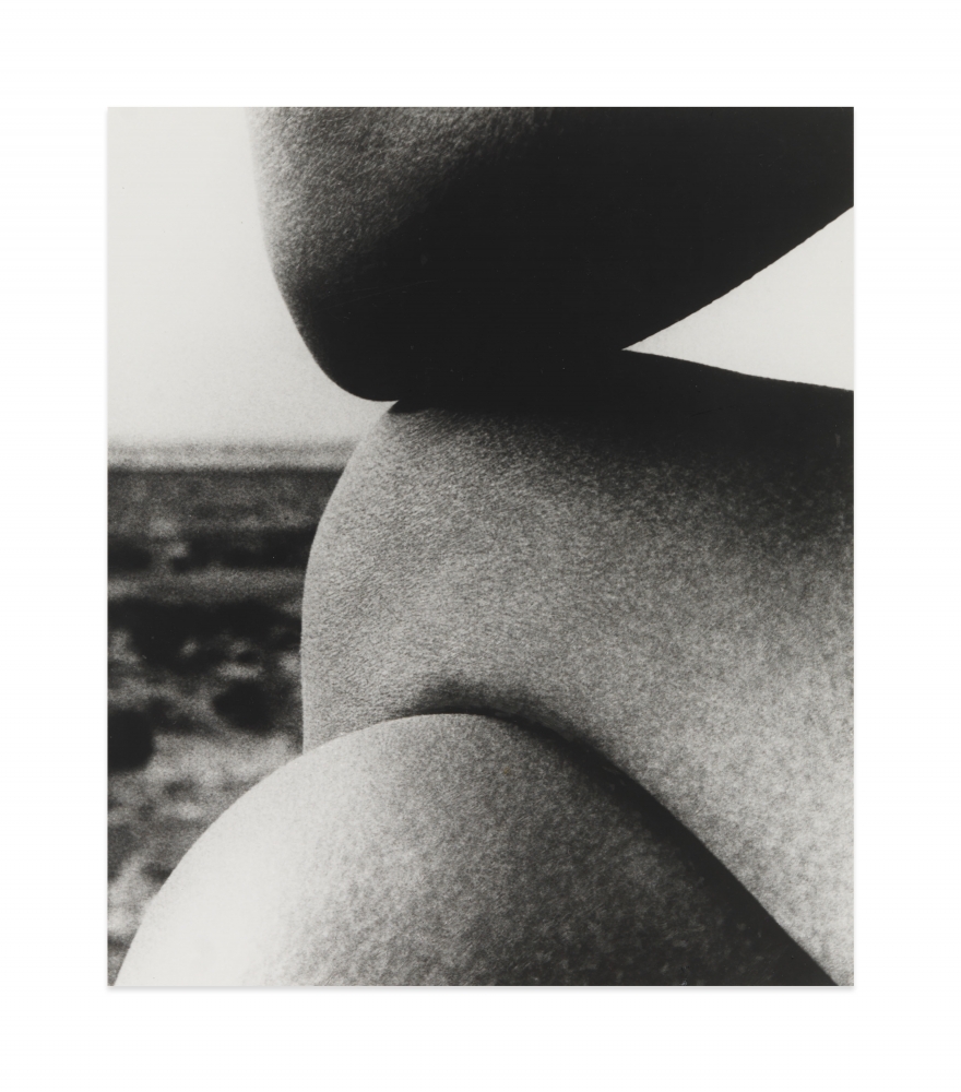 Nude, East Sussex Coast, 1959, gelatin silver print mounted on museum board