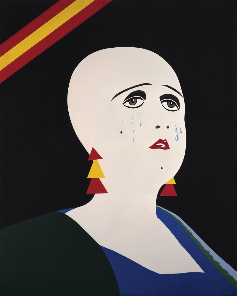 Sama de Langreo (Ast) la femme du mineur P&amp;eacute;rez Mart&amp;iacute;nez, 1970

oil on canvas

64 1/4 x 51 1/4 in. / 163 x 130 cm