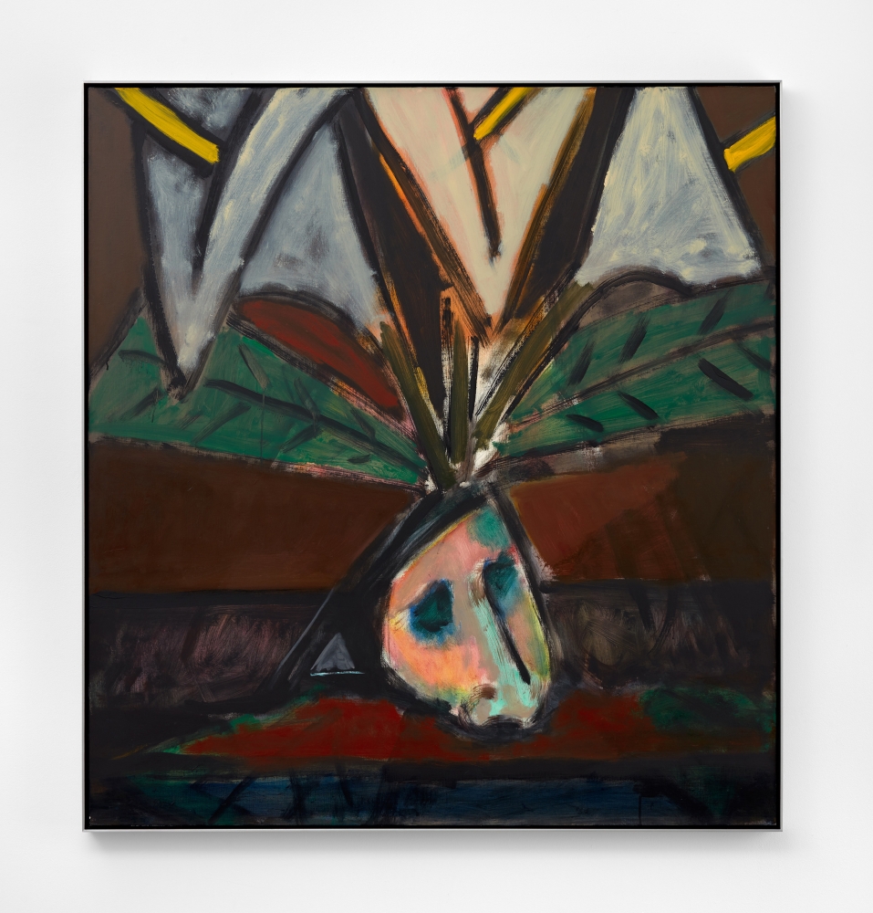 Ansel Krut Head with Lillies, 2015