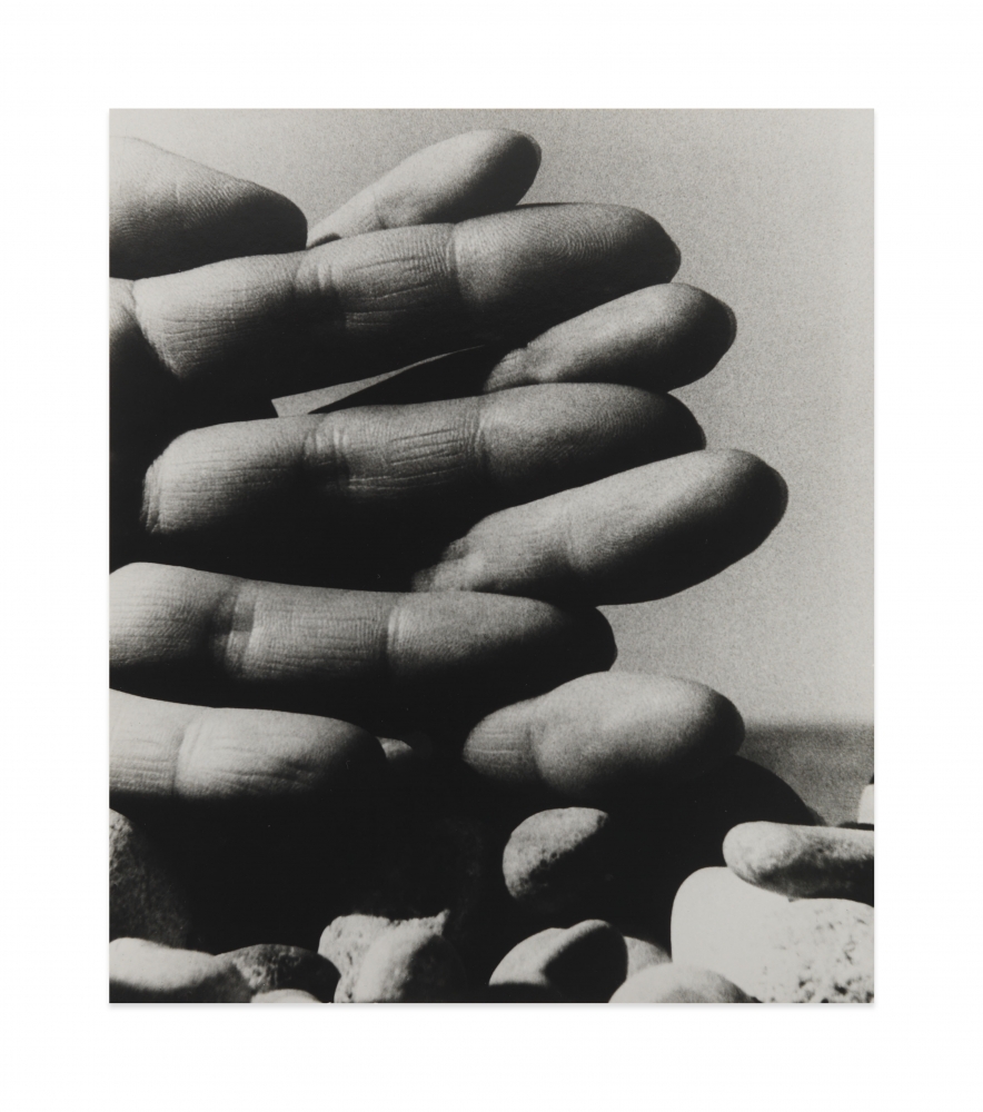 Nude, Baie des Anges, France, 1959, gelatin silver print mounted on museum board