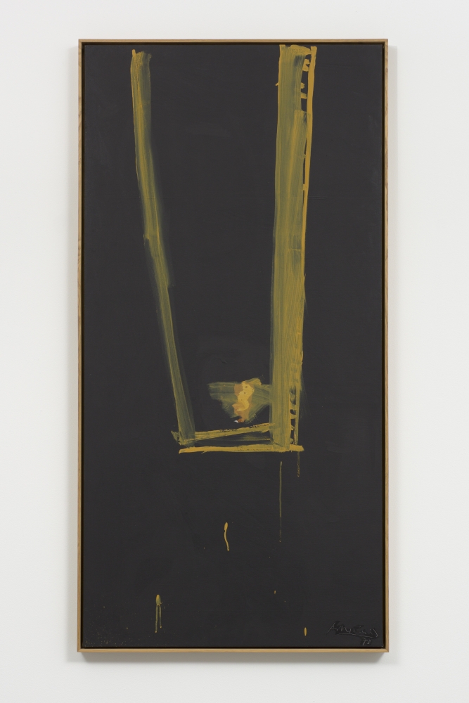Robert Motherwell

Black Open, 1973

acrylic on canvas

72 x 36 in. / 182.9 x 91.4 cm