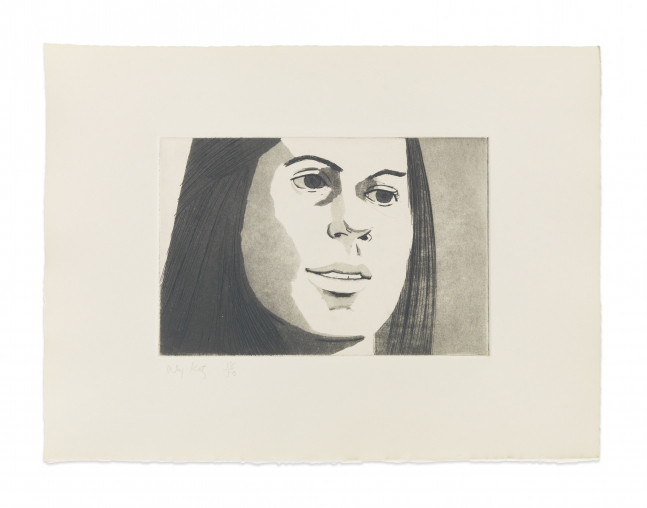 June Ekman&#039;s Class: Nancy, 1972, aquatint, edition of 50