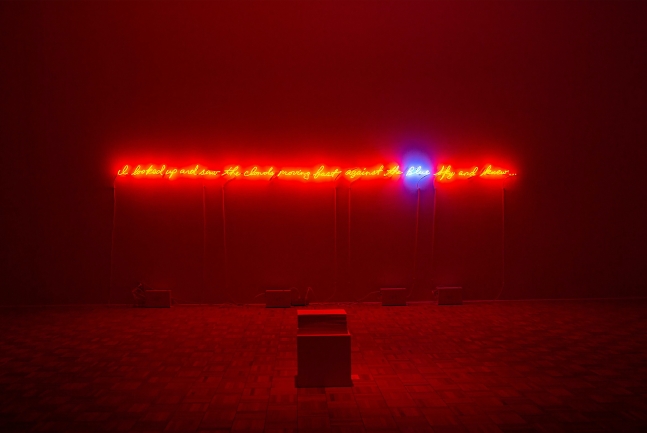 I looked up..., 2021
neon
approximately 10 x 183 in. / 25.4 x 464.8 cm