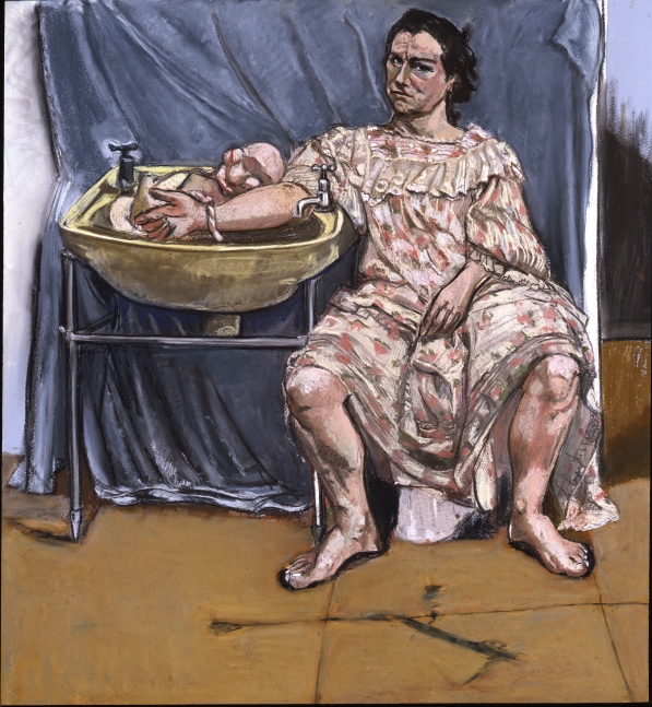 Paula Rego
Girl with a Foetus, 2005
pastel on paper mounted on aluminum
47 / 1/4 &amp;times; 39 3/8 in. / 120 &amp;times; 100 cm