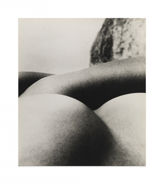 Nude, East Sussex Coast, 1960, gelatin silver print mounted on museum board