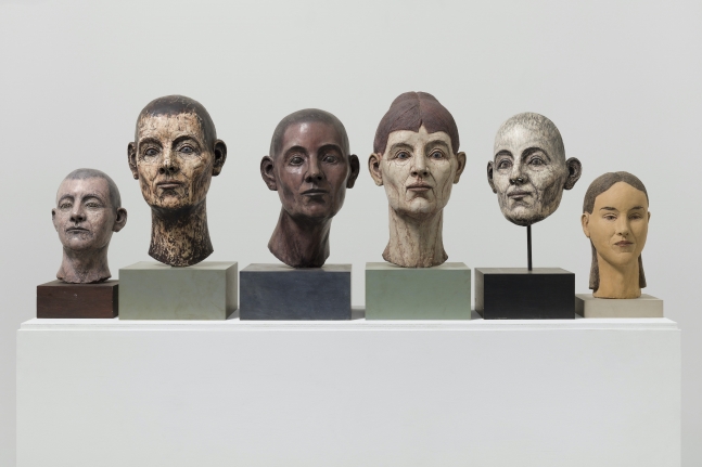 John Davies
Group of Six Heads

overall dimensions variable