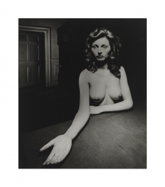 Nude, Micheldever, Hampshire, November 1948, gelatin silver print mounted on museum board